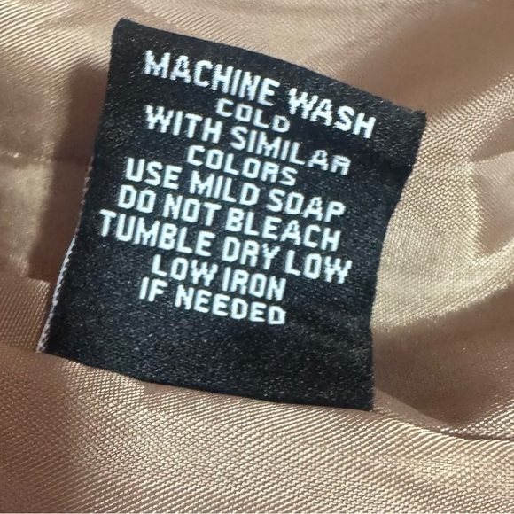 FASHION NOVA Oversized Varsity Jacket Best in Class J Mocha Combo Womens Small - Picture 16 of 17